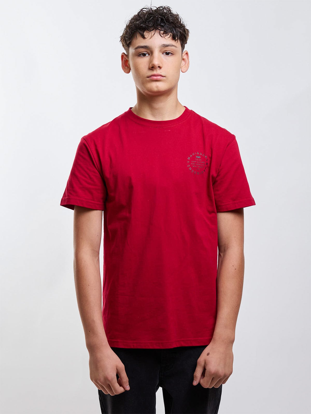 POLO NIÑO MAUI AND SONS ROJO - 1