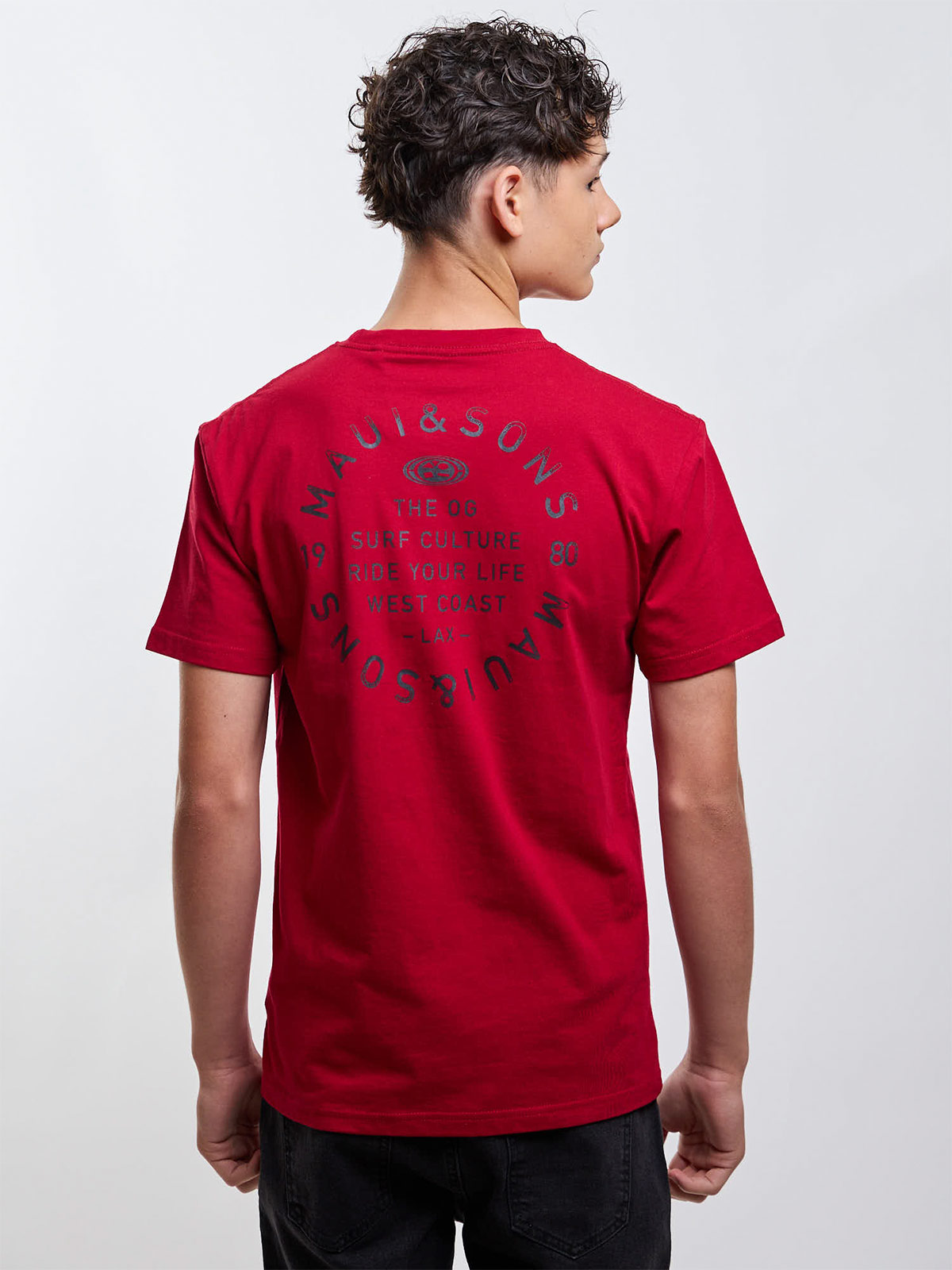 POLO NIÑO MAUI AND SONS ROJO - 3
