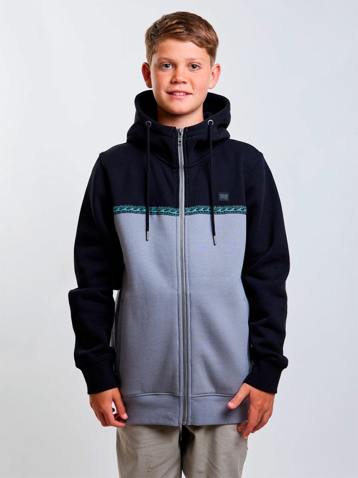 POLERA NIÑO MAUI AND SONS FULL ZIPPER 5O608 - 1
