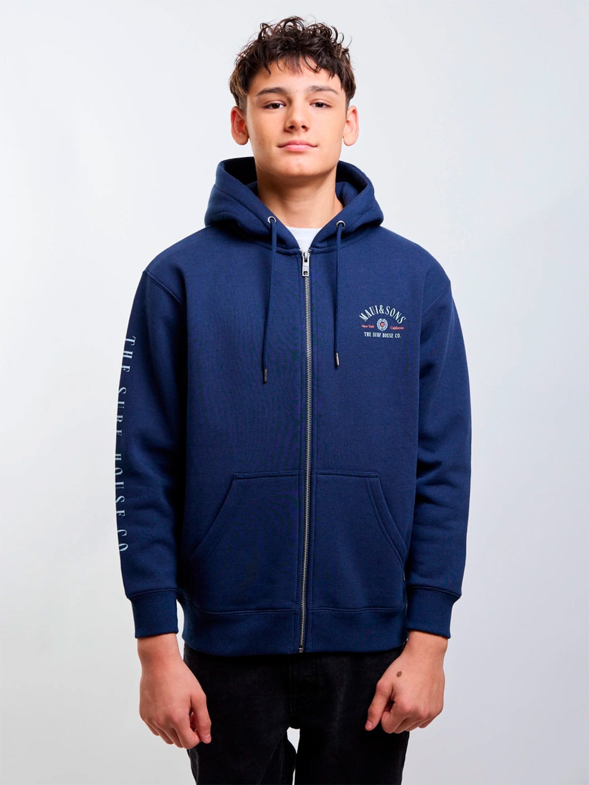 POLERA NIÑO MAUI AND SONS FULL ZIPPER 5O614 - 1