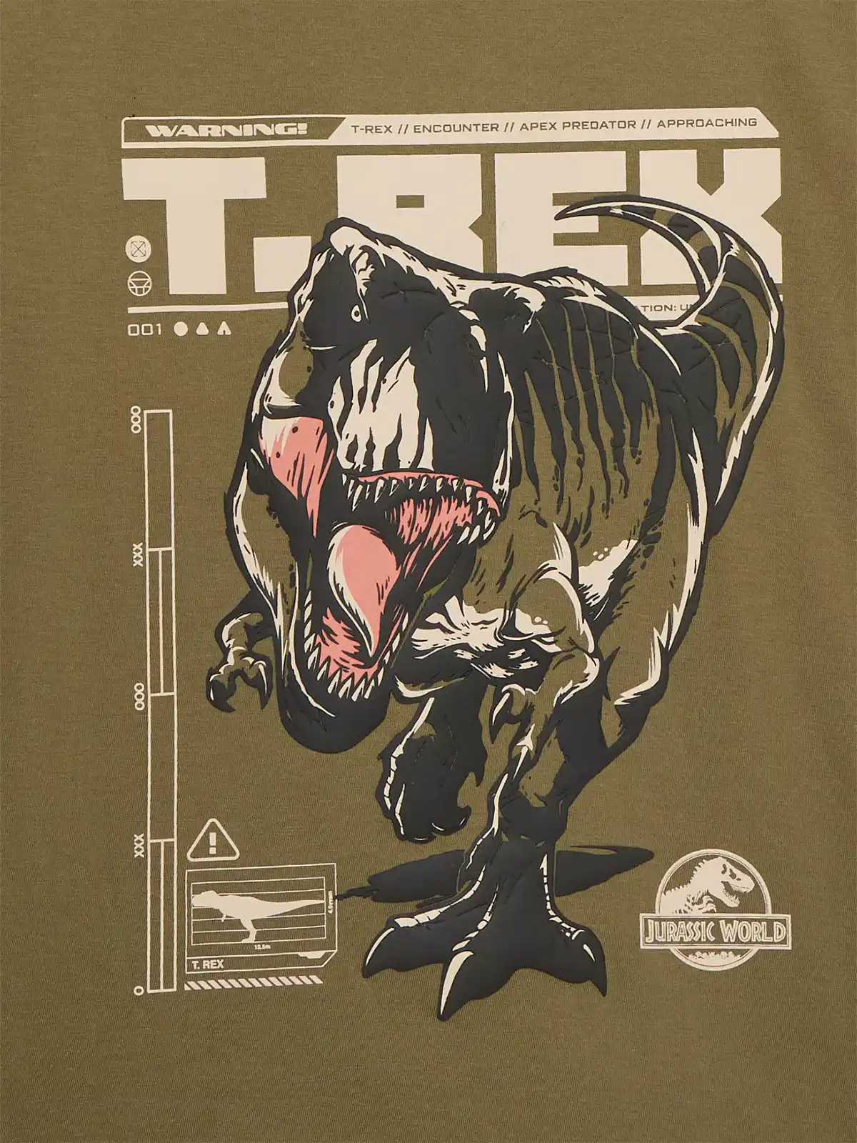 POLO MANGA CORTA HOMBRE JURASSIC WORLD T REX - 3