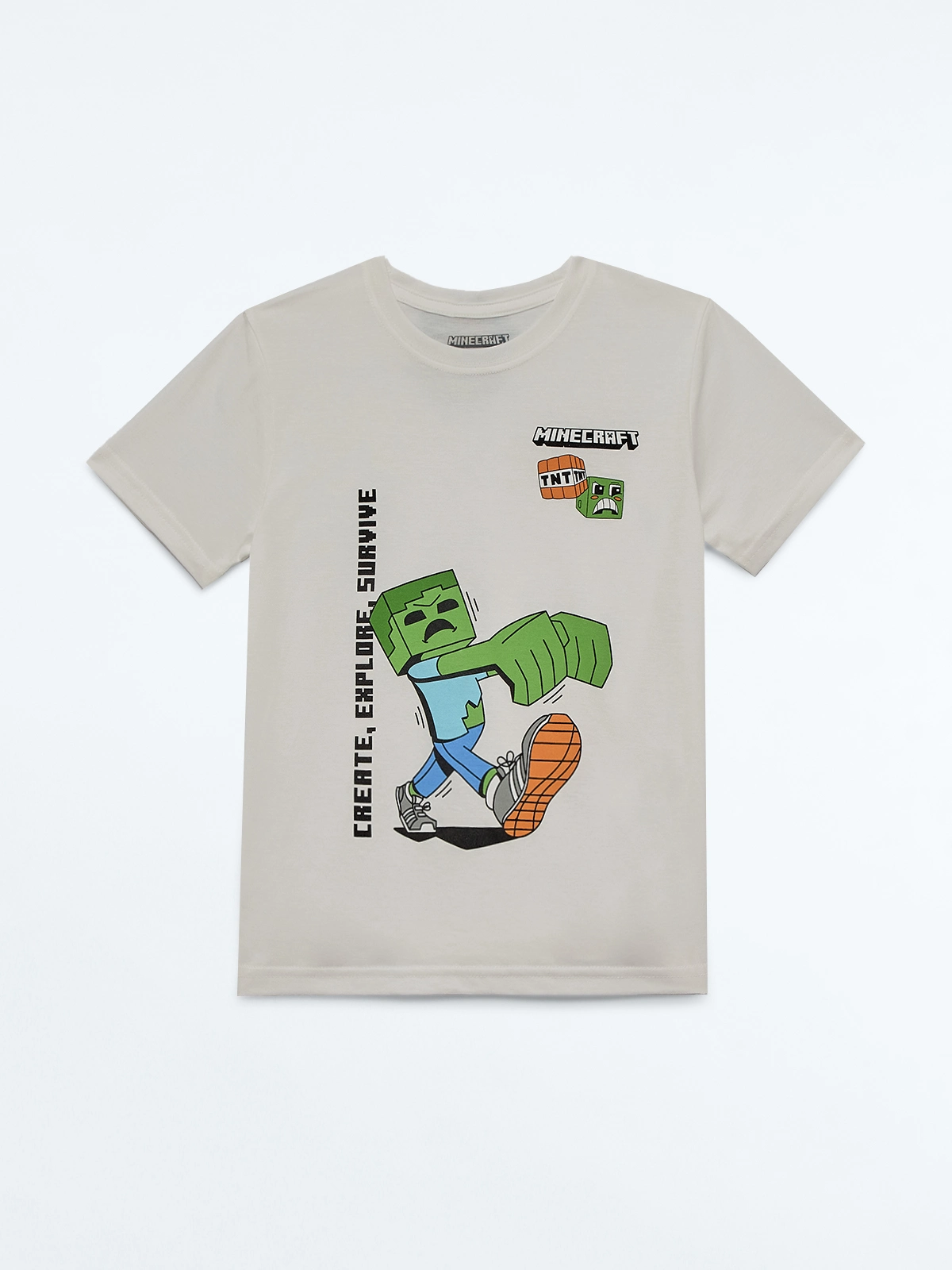 POLO MANGA CORTA NIÑO MINECRAFT - 1