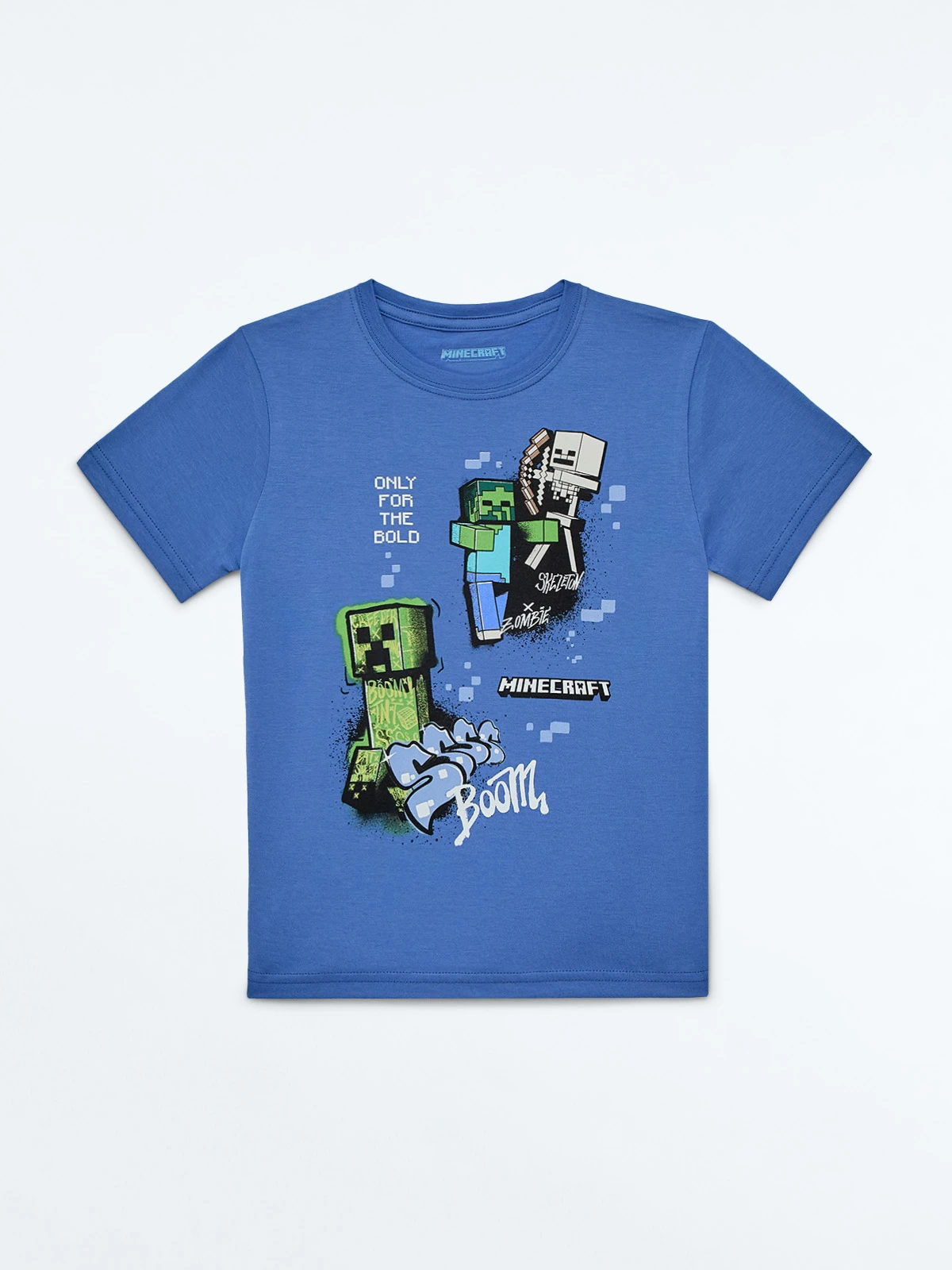 POLO MANGA CORTA NIÑO MINECRAFT - 1