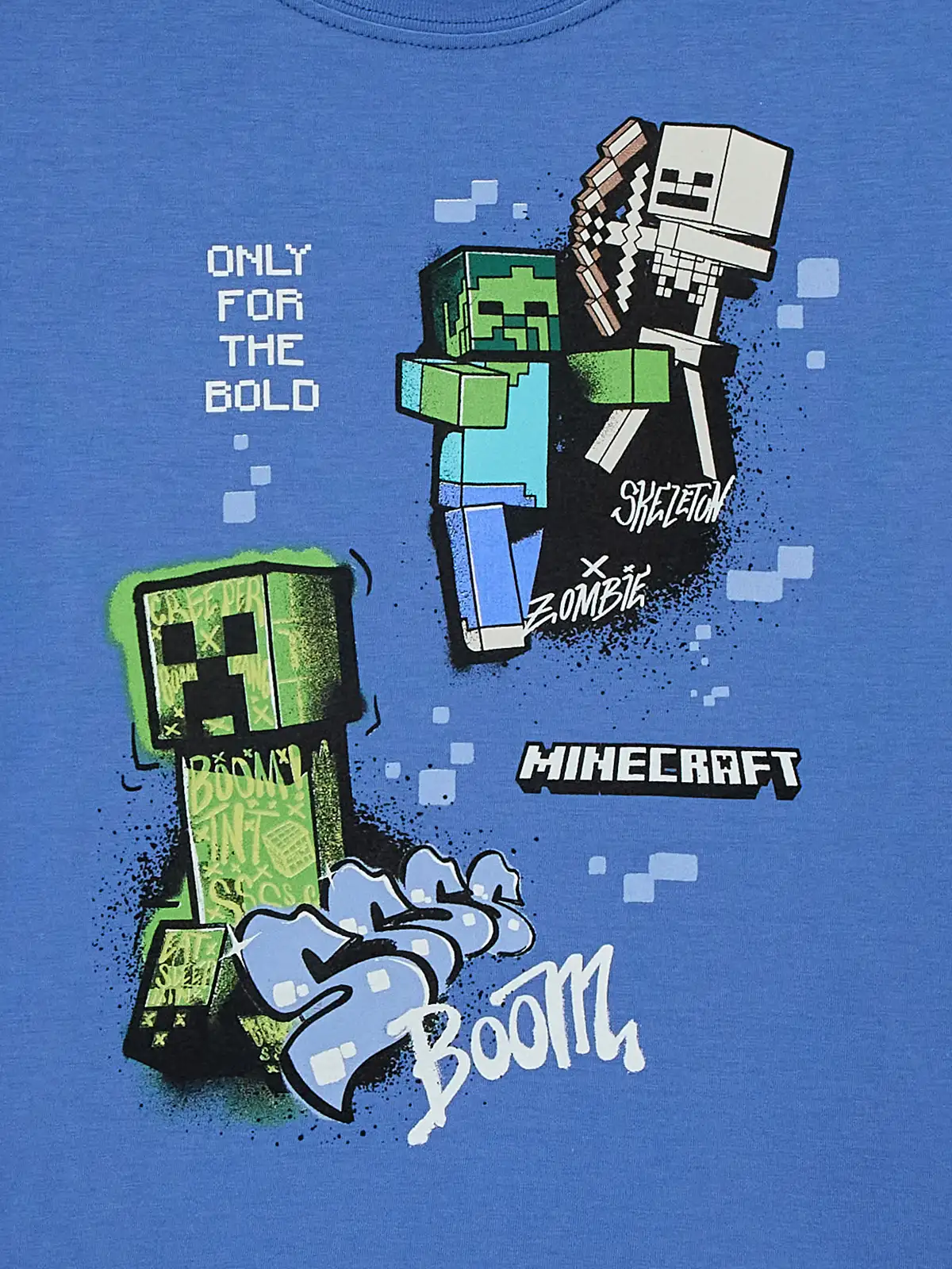 POLO MANGA CORTA NIÑO MINECRAFT - 3