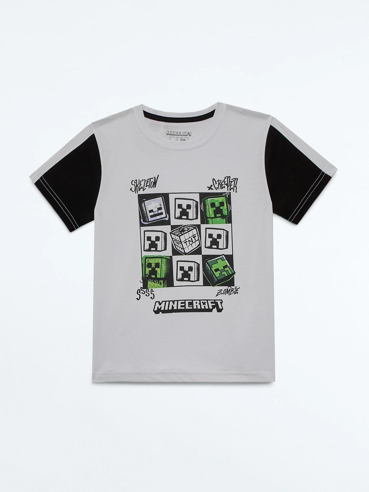 POLO MANGA CORTA NIÑO MINECRAFT - 1