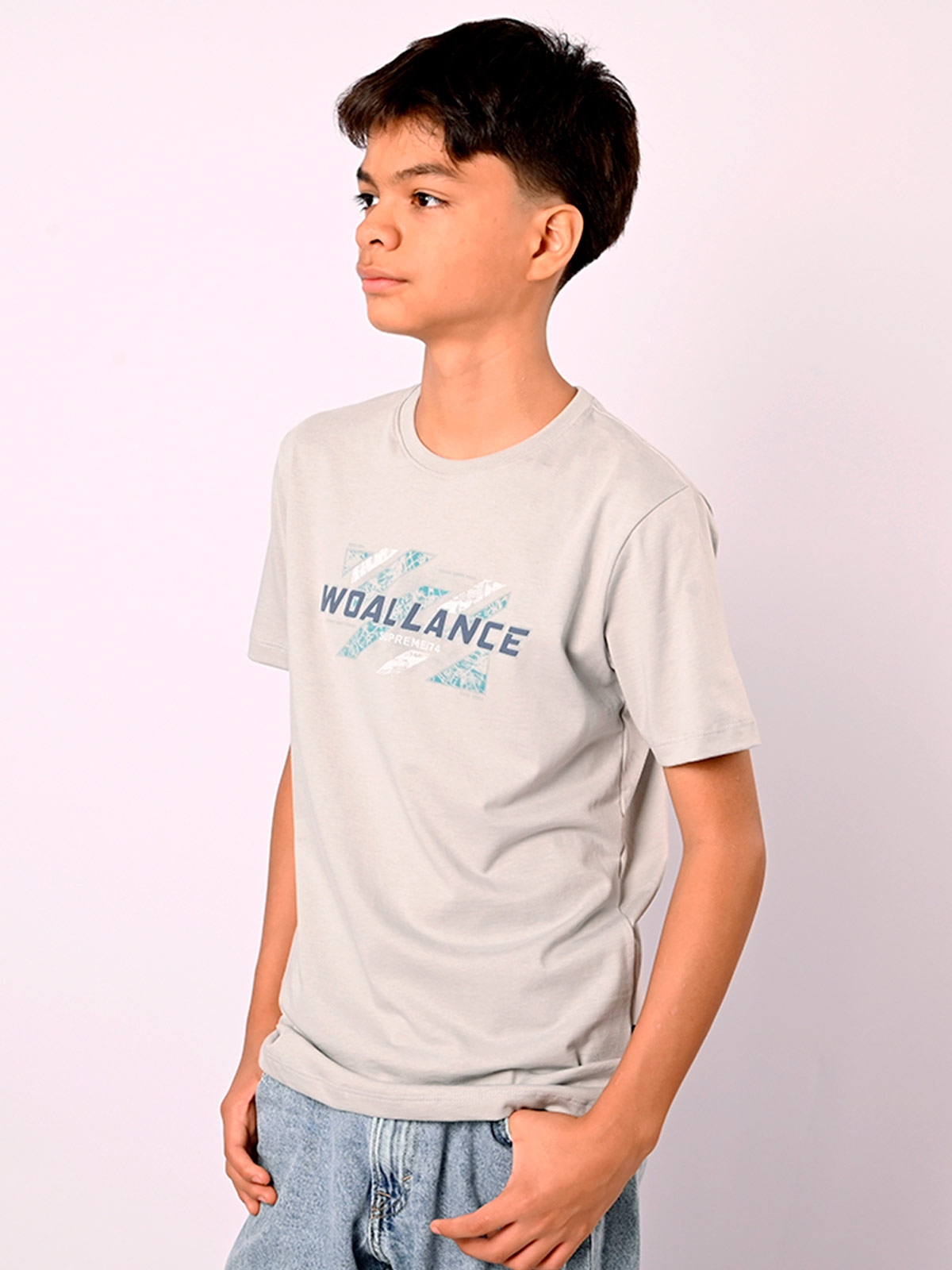POLO MANGA CORT NIÑO WOALLANCE CLASICO - 2