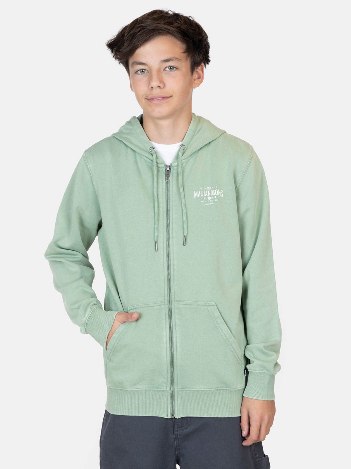 POLERA NIÑO MAUI AND SONS FULL ZIPPER 5O468 - 2
