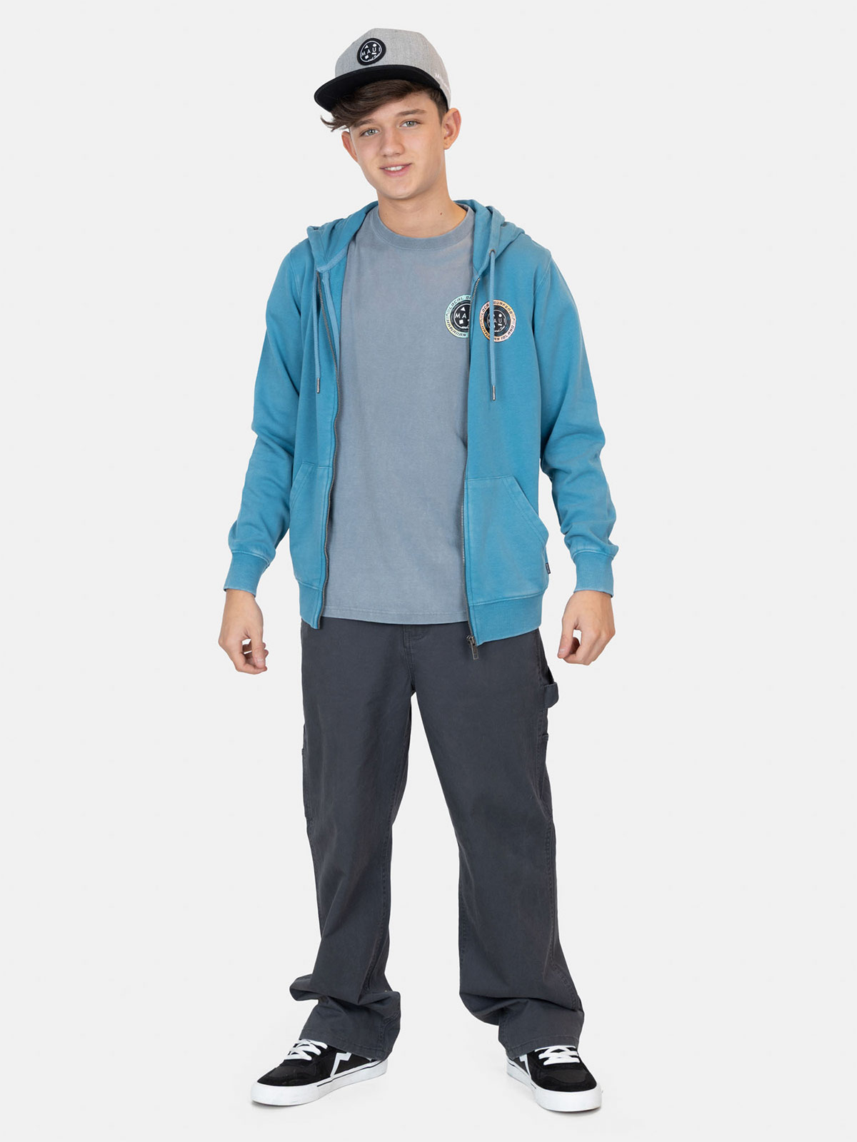 POLERA NIÑO MAUI AND SONS FULL ZIPPER 5O467 - 1