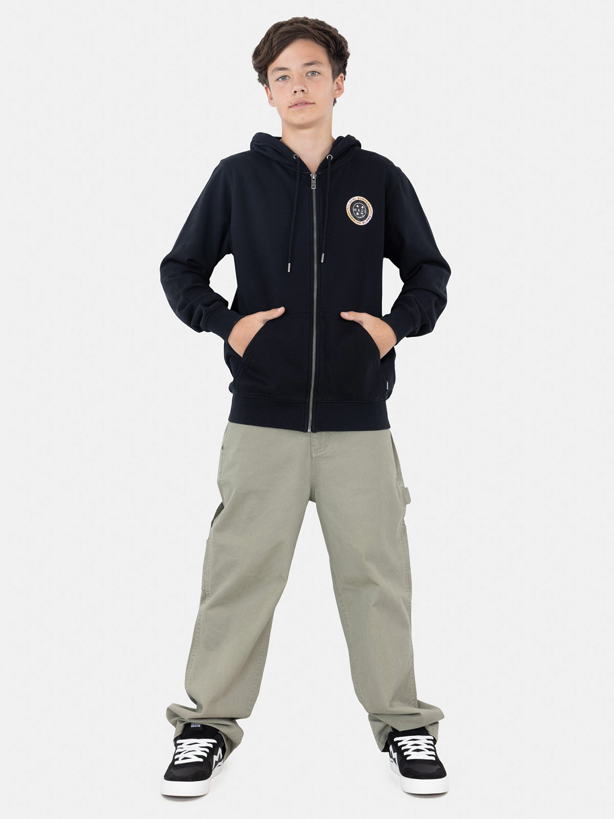 POLERA NIÑO MAUI AND SONS FULL ZIPPER 5O467 - 1