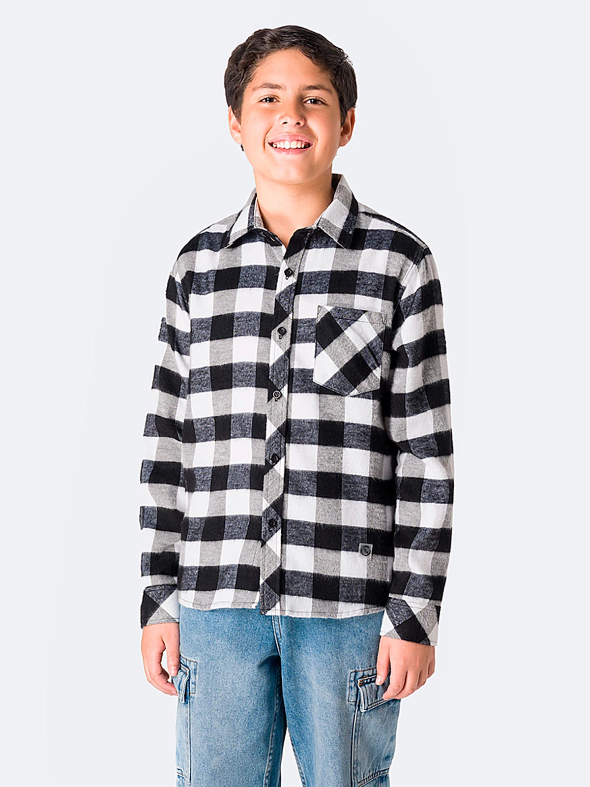 CAMISA MANGA LARGA NIÑO PIONIER FABRICYOO - 1