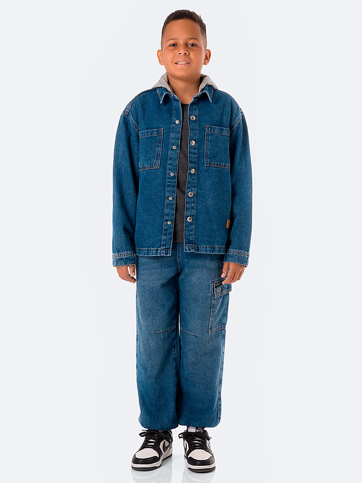 CAMISACO REGULAR FIT MANGA LARGA NIÑO PIONIER GABRIELJ - 1