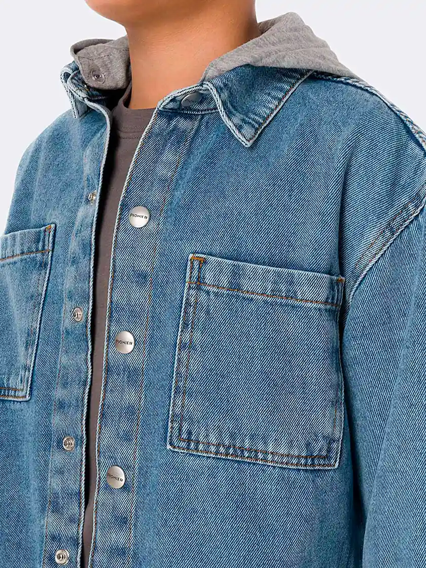 CAMISACO REGULAR FIT MANGA LARGA NIÑO PIONIER GABRIELJ - 3