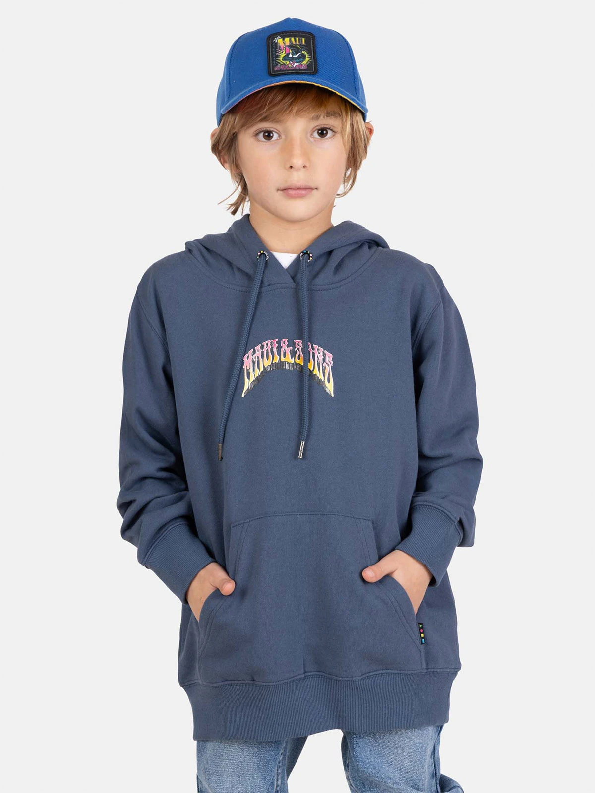 POLERA NIÑO MAUI AND SONS AZUL MARINO - 1