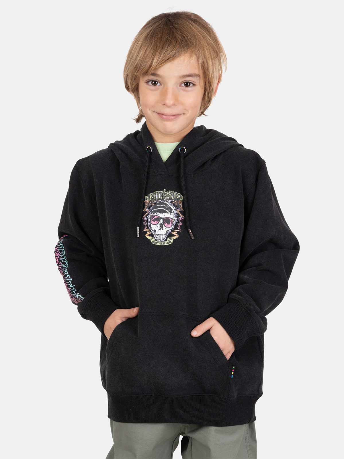 POLERA NIÑO MAUI AND SONS NEGRO - 1