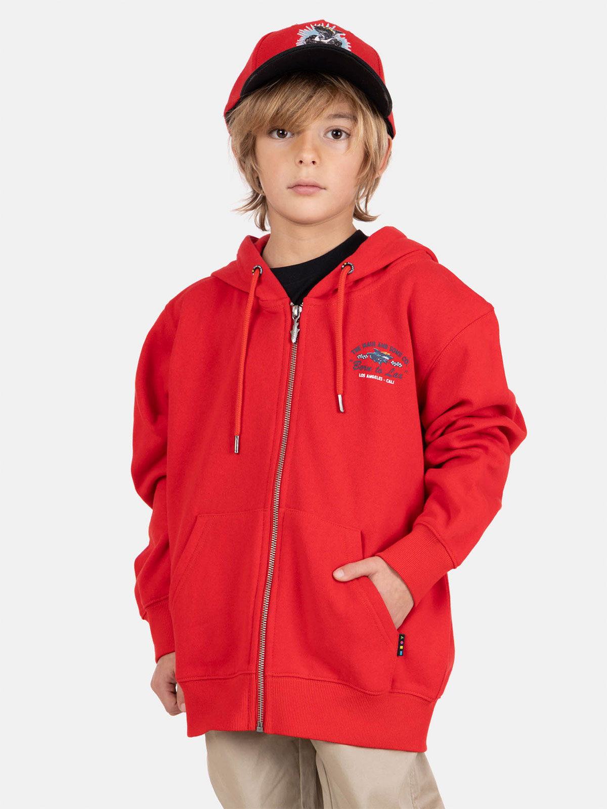 POLERA NIÑO MAUI AND SONS ROJO - 1