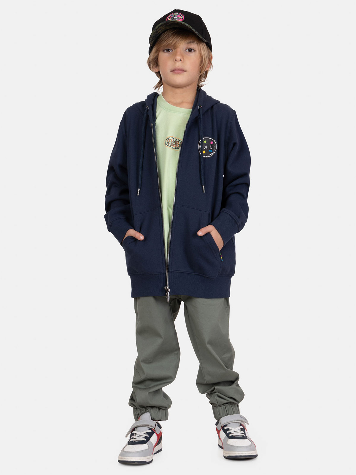 POLERA NIÑO MAUI AND SONS AZUL MARINO - 4