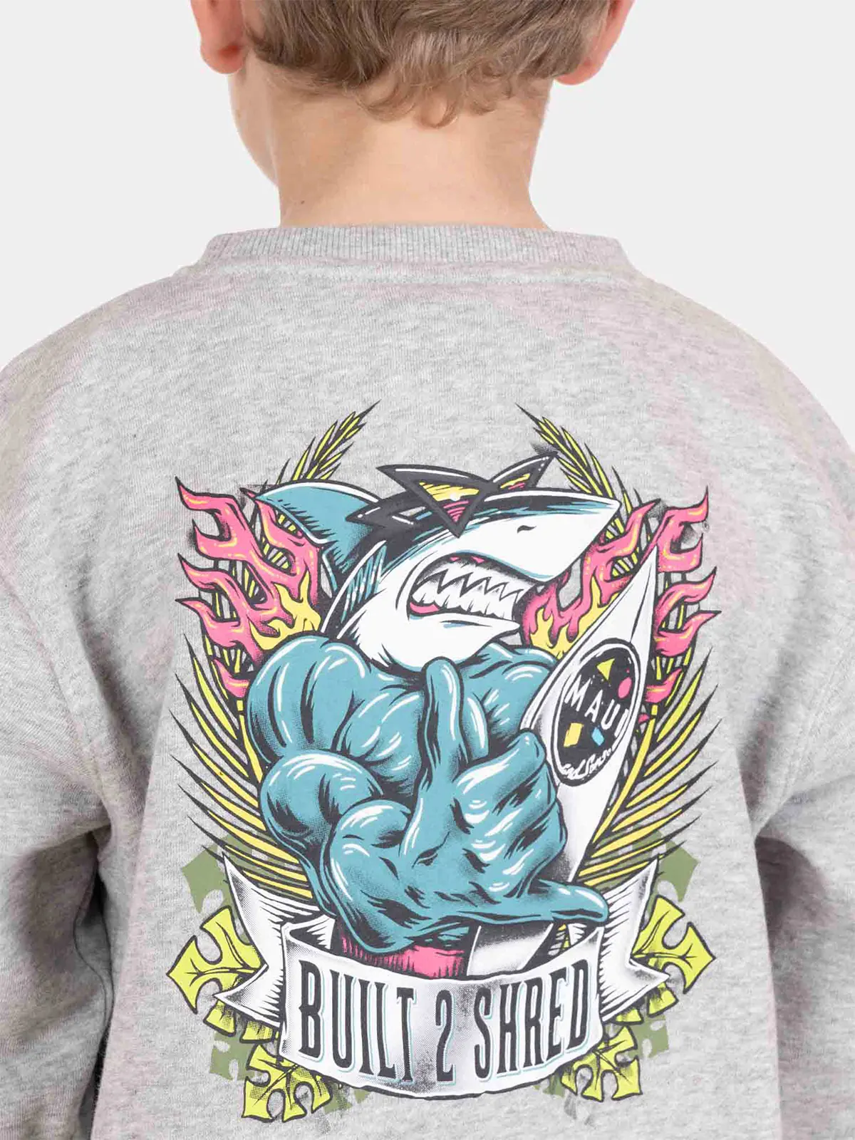 POLERA NIÑO MAUI AND SONS GRIS - 4
