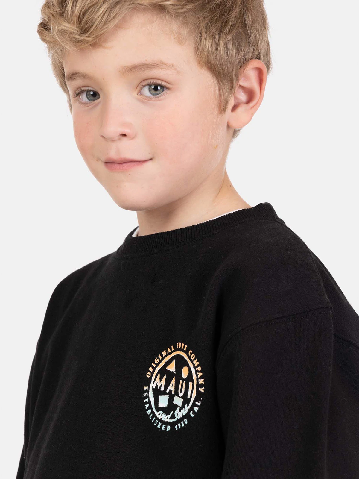 POLERA NIÑO MAUI AND SONS NEGRO - 3