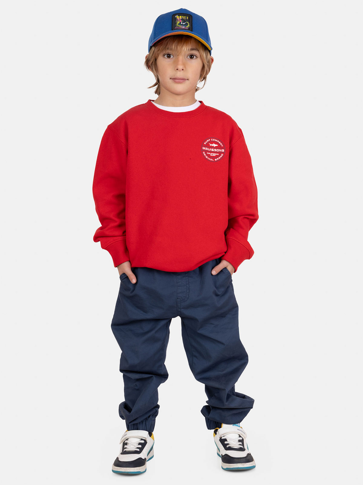 POLERA NIÑO MAUI AND SONS ROJO - 4