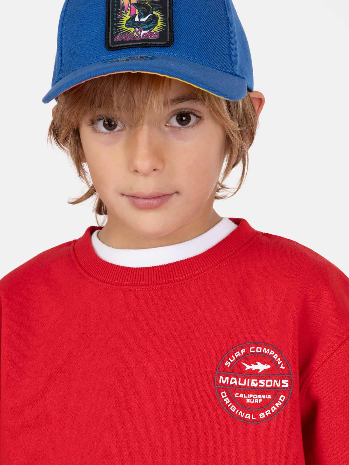 POLERA NIÑO MAUI AND SONS ROJO - 3
