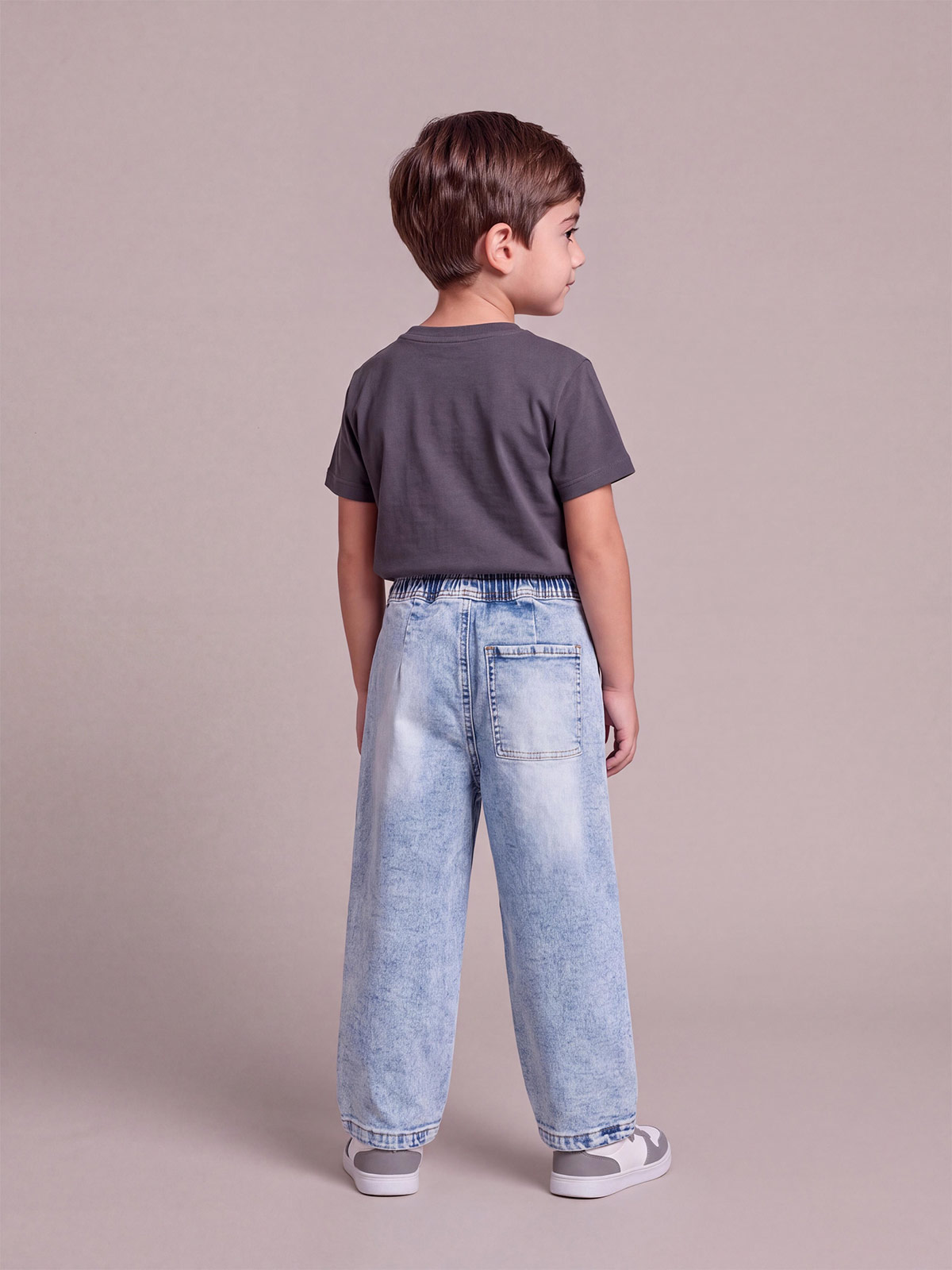 JEANS ALGODÓN BARREL NIÑO HARVEST - 2