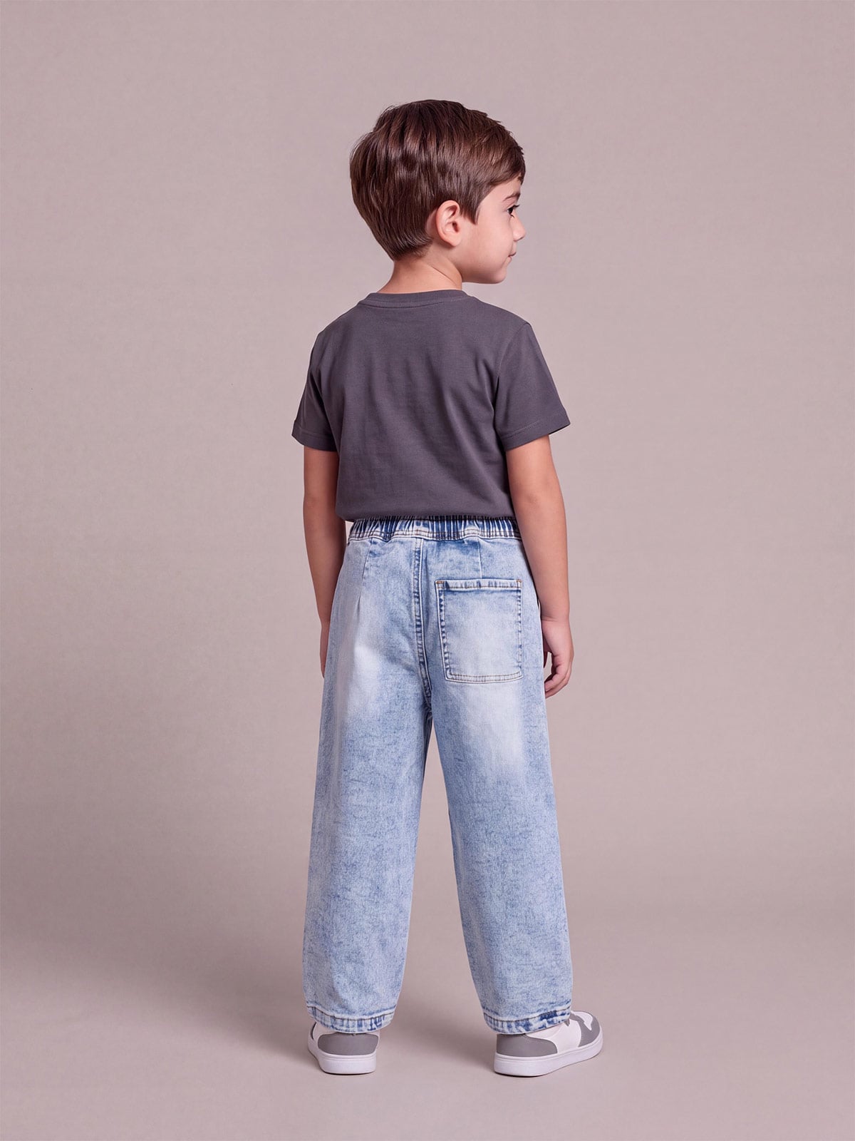 JEANS ALGODÓN BARREL NIÑO HARVEST - 2