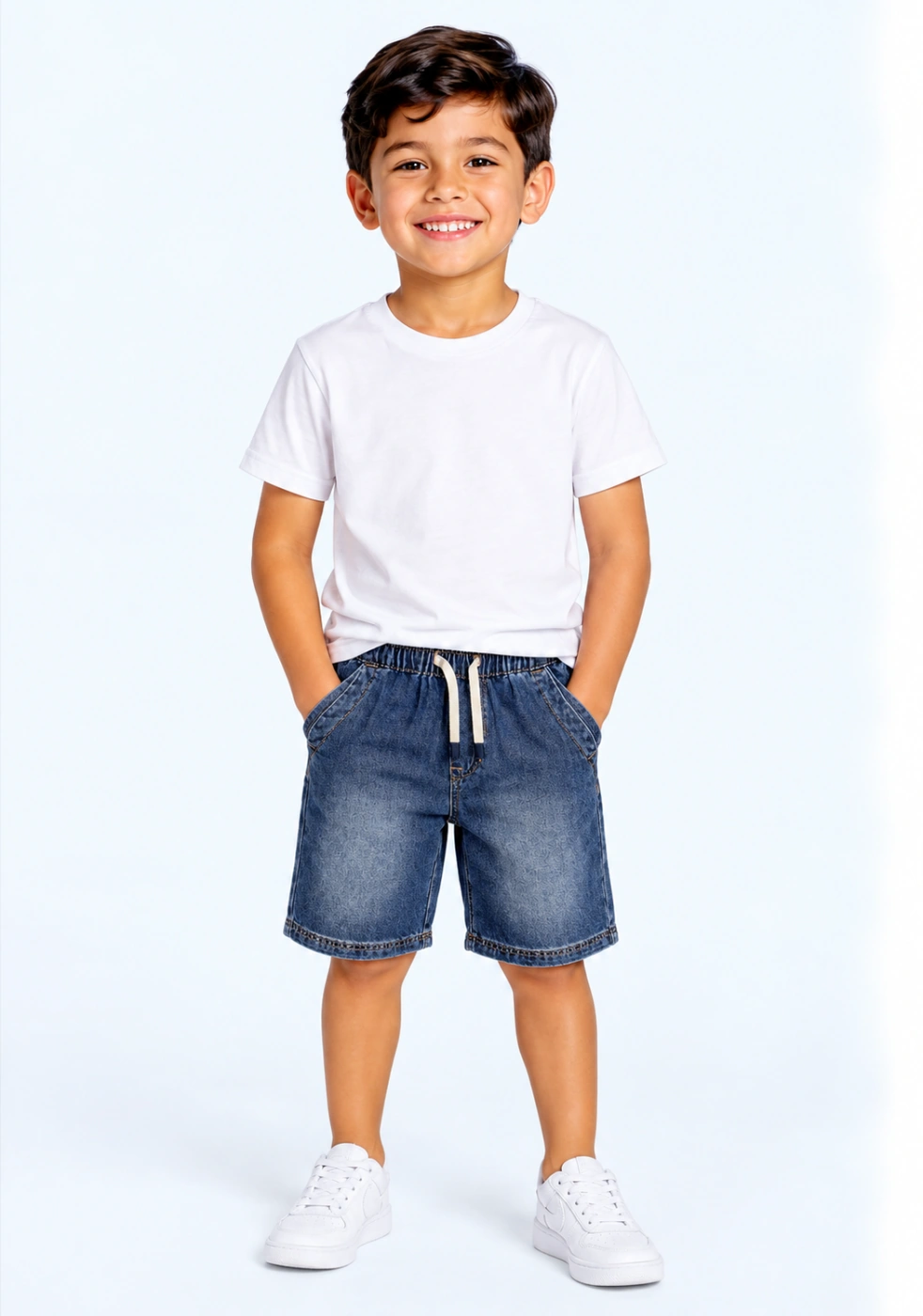 SHORT ALGODÓN NIÑO HARVEST DENIM - 1