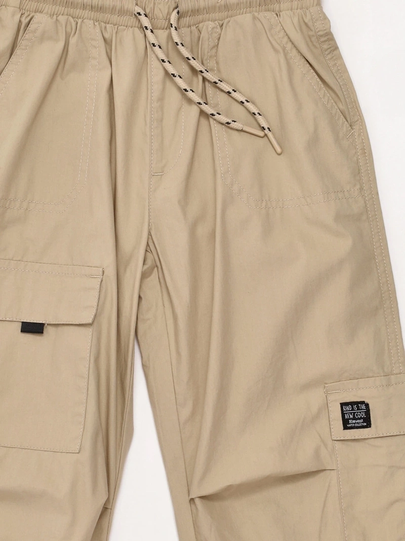 PANTALÓN ALGODÓN CARGO NIÑO HARVEST BOLSILLO - 3