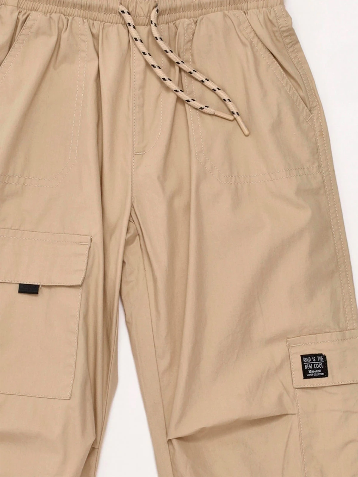 PANTALÓN ALGODÓN CARGO NIÑO HARVEST BOLSILLO - 5