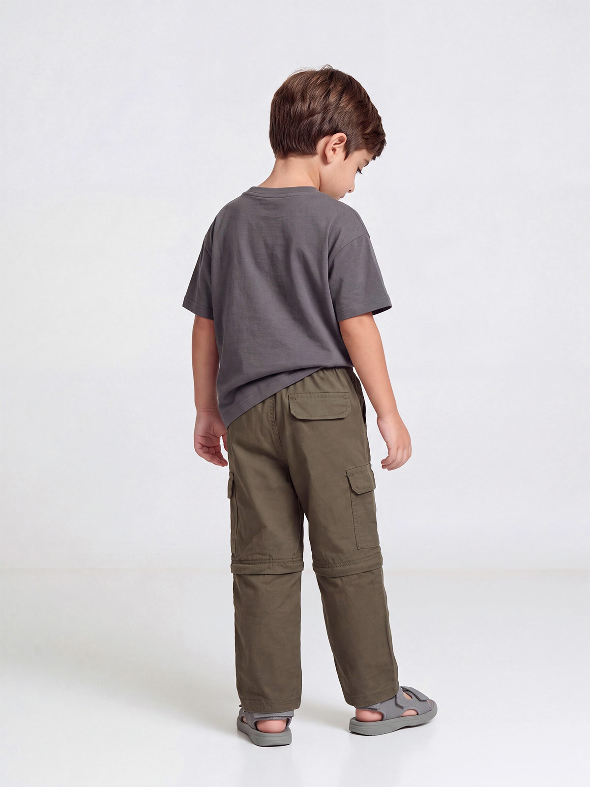 PANTALÓN ALGODÓN NIÑO HARVEST SHORT DESMONTABLE - 2