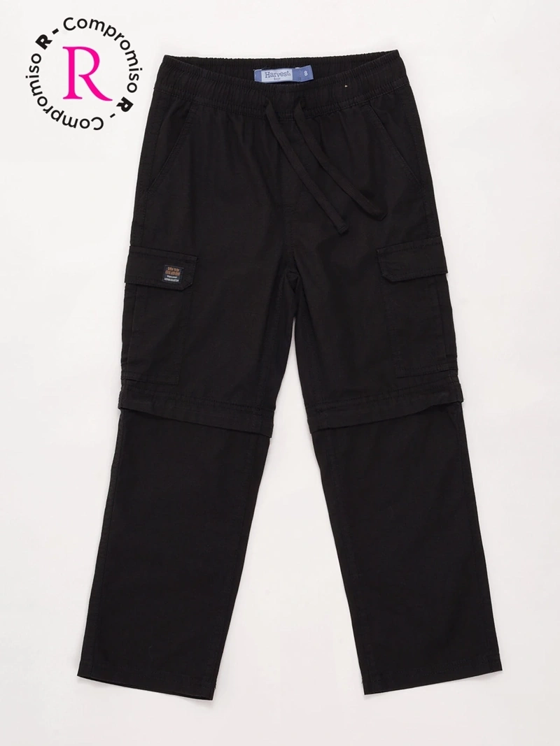 PANTALÓN ALGODÓN NIÑO HARVEST SHORT DESMONTABLE - 1