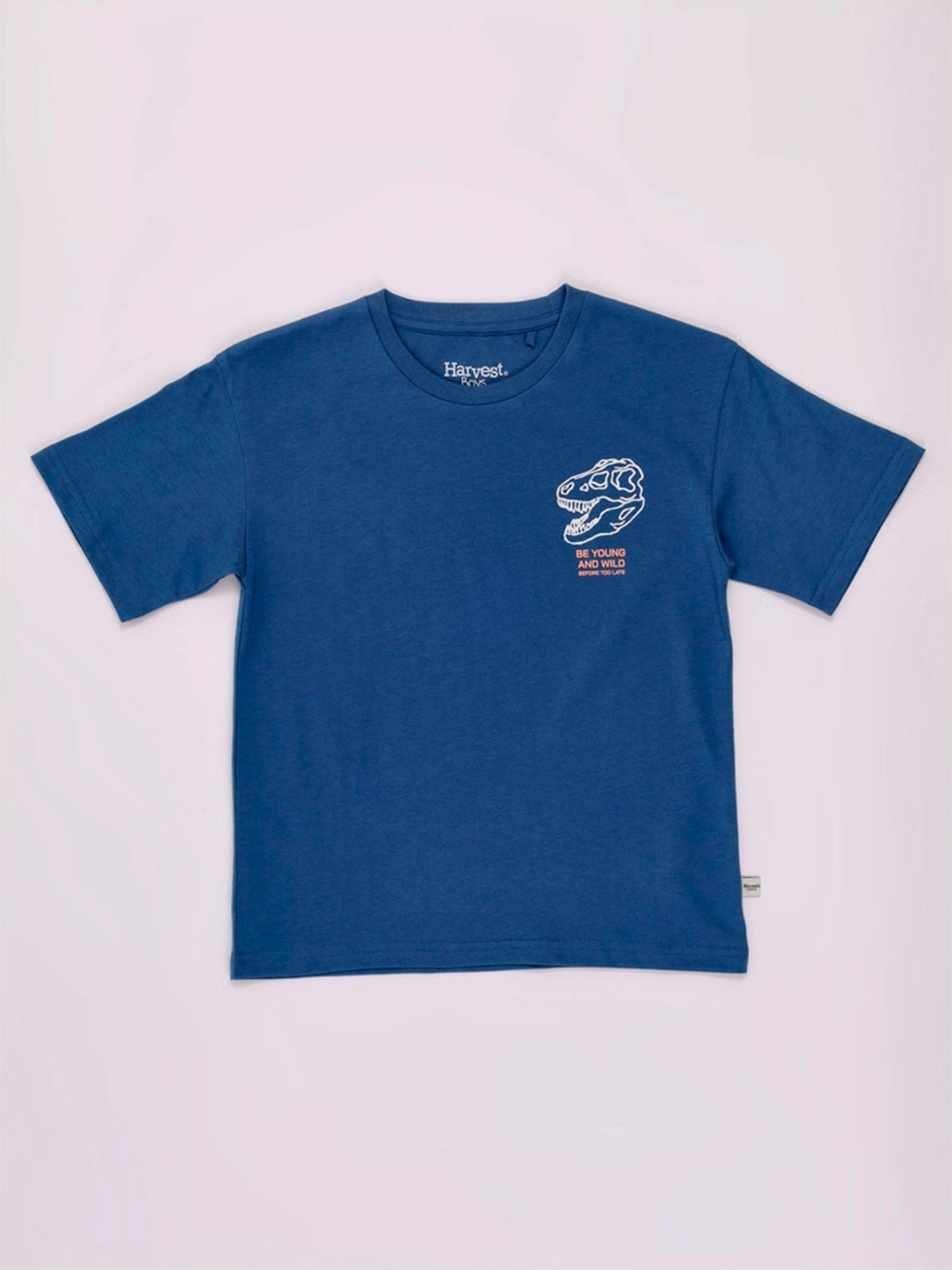 POLO MANGA CORTA ALGODÓN NIÑO HARVEST ESTAMPADO PECHO Y ESPALDA - 1