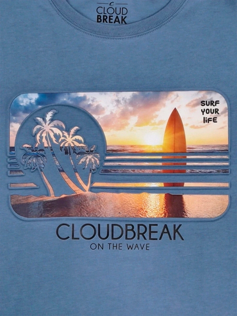 POLO MANGA CORTA ALGODÓN NIÑO CLOUDBREAK RELIEVE - 5