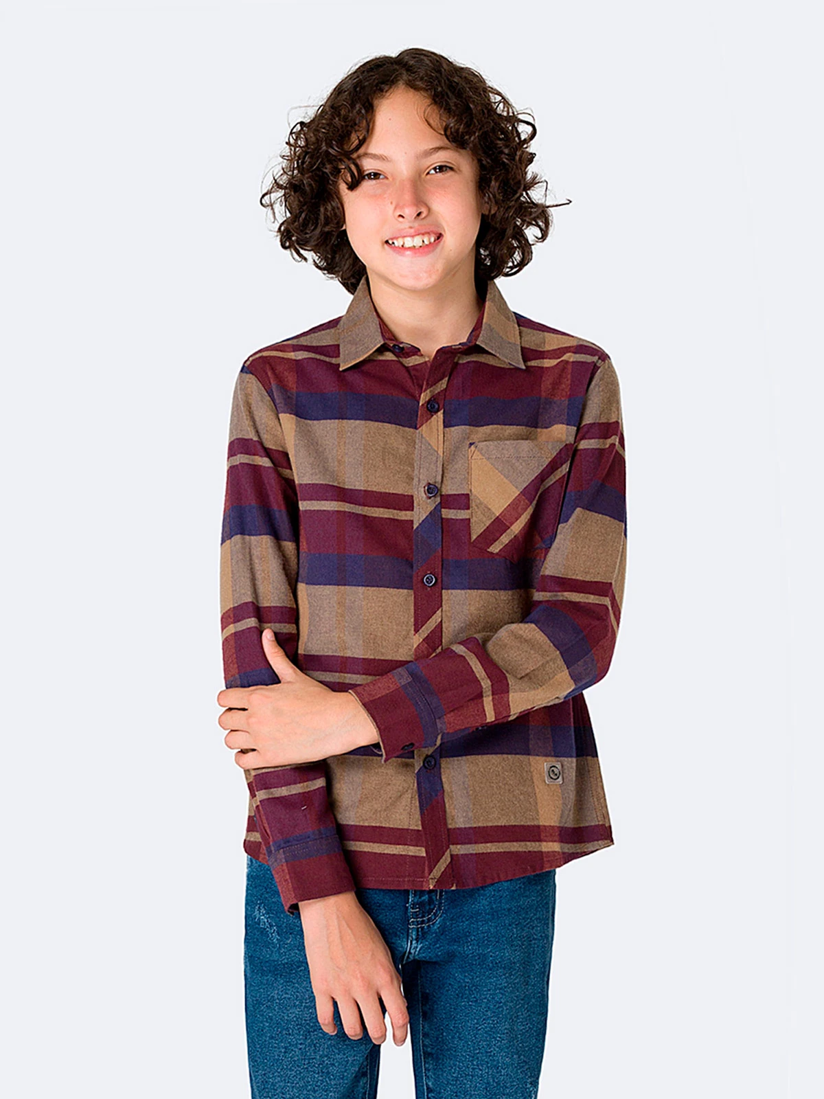 CAMISA MANGA LARGA NIÑO PIONIER CESAHR - 1