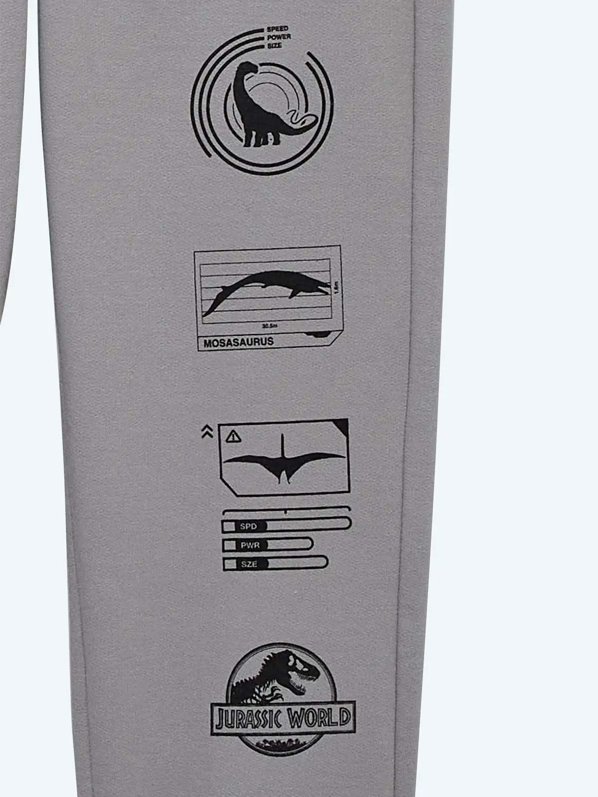 PANTALÓN DE BUZO NIÑO JURASSIC WORLD LOGO - 3