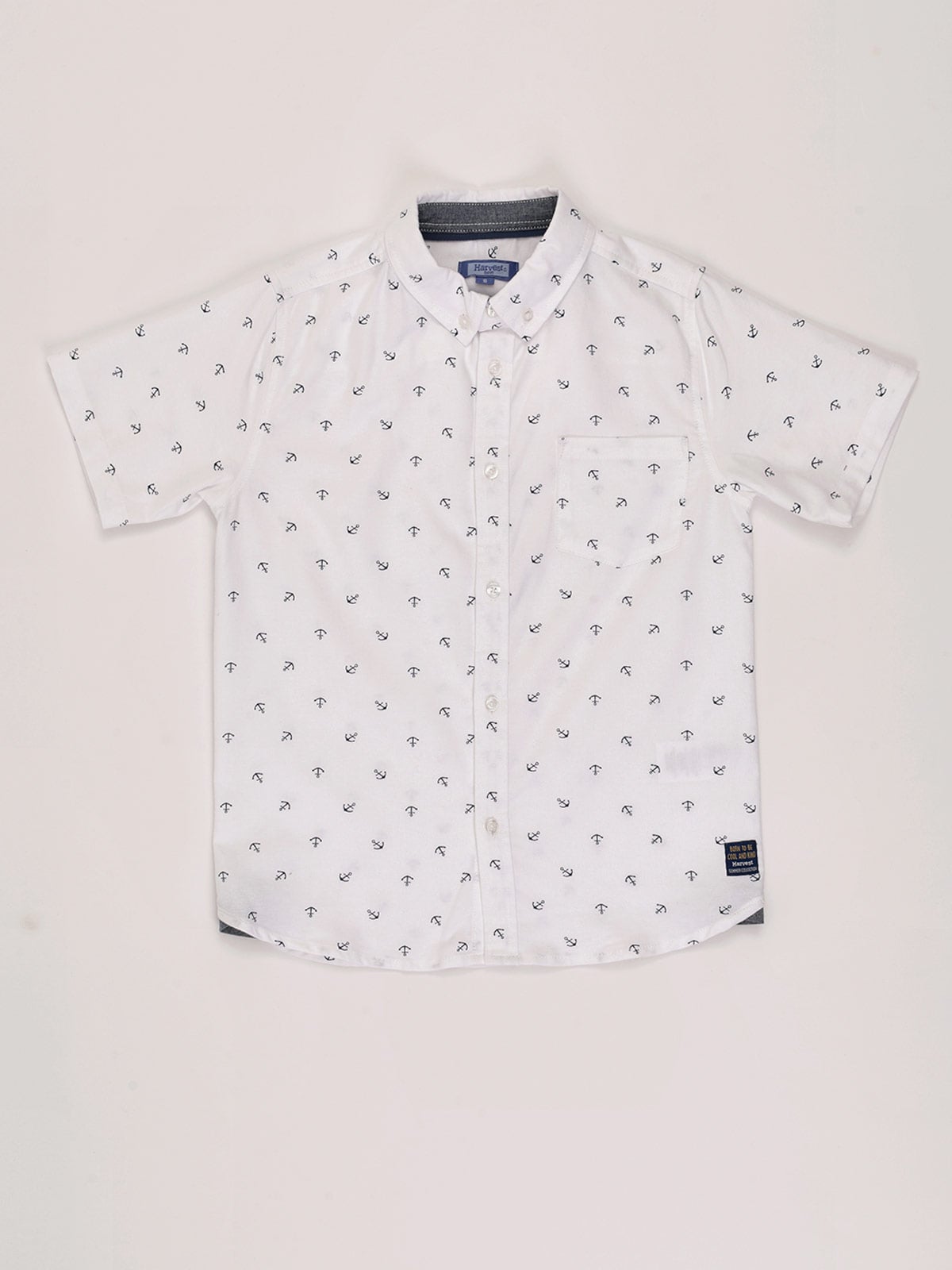 CAMISA MANGA CORTA ALGODÓN NIÑO HARVEST - 1