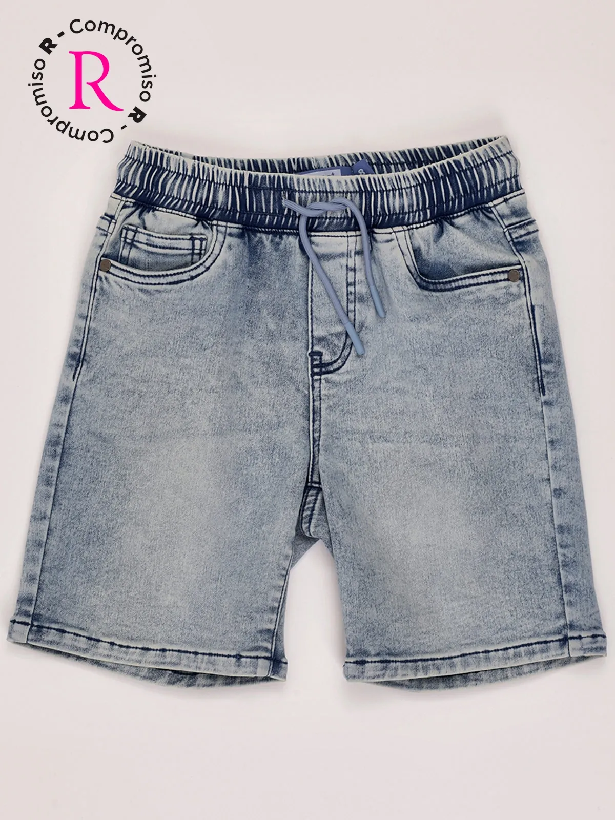 SHORT ALGODÓN NIÑO HARVEST DENIM - 1