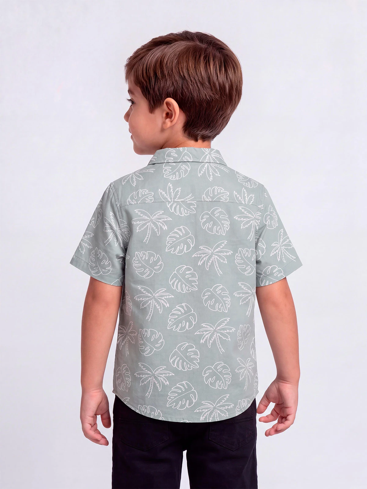 CAMISA MANGA CORTA NIÑO HARVEST HAWAIANA - 2