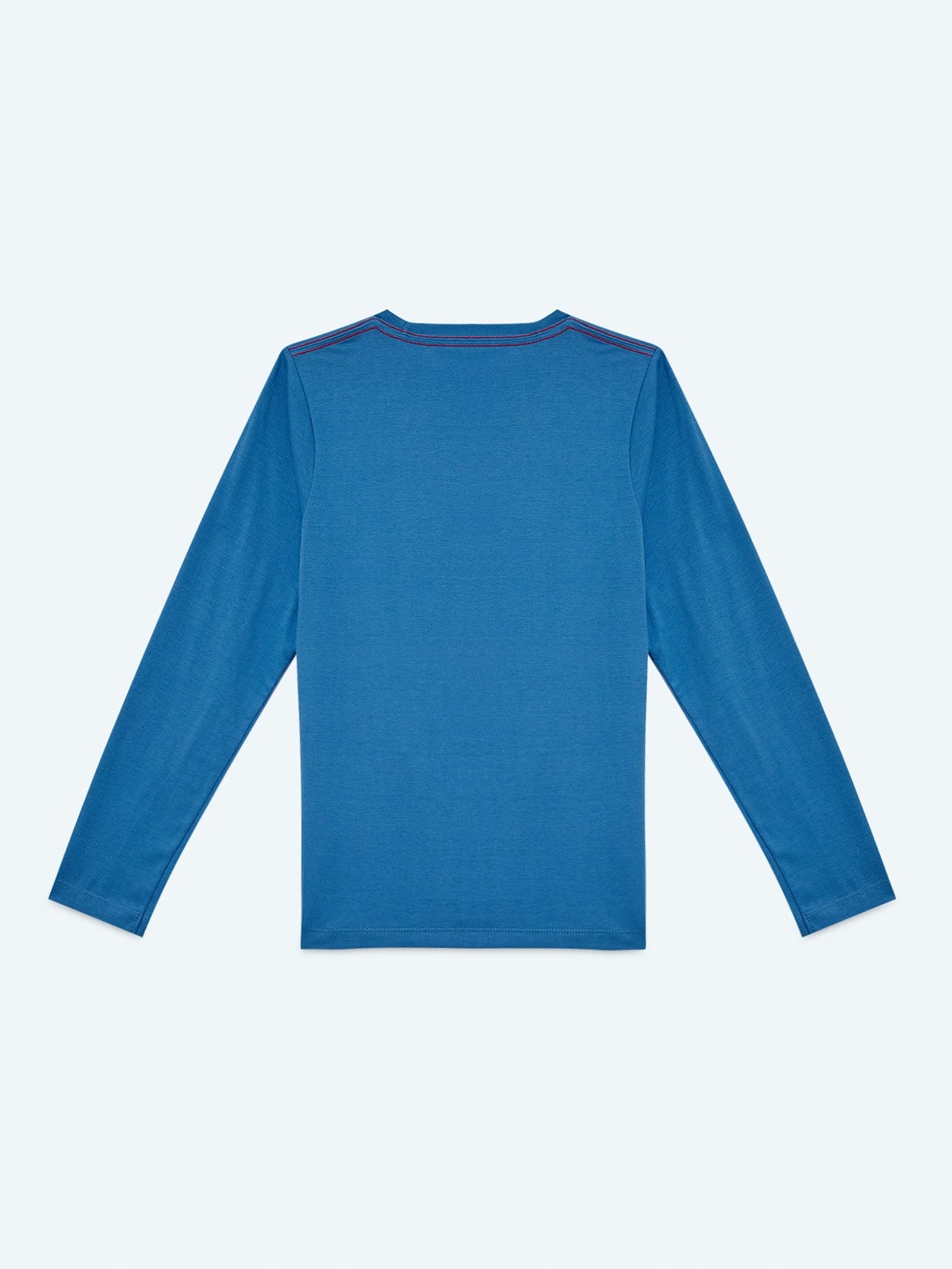 POLO MANGA LARGA ALGODÓN NIÑO SPIDERMAN AZUL BÁSICO - 2
