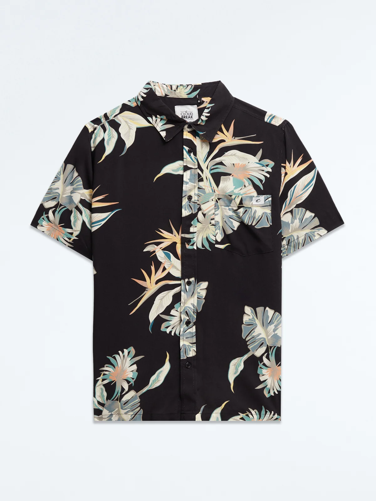 CAMISA MANGA CORTA NIÑO CLOUDBREAK HAWAIANA - 1