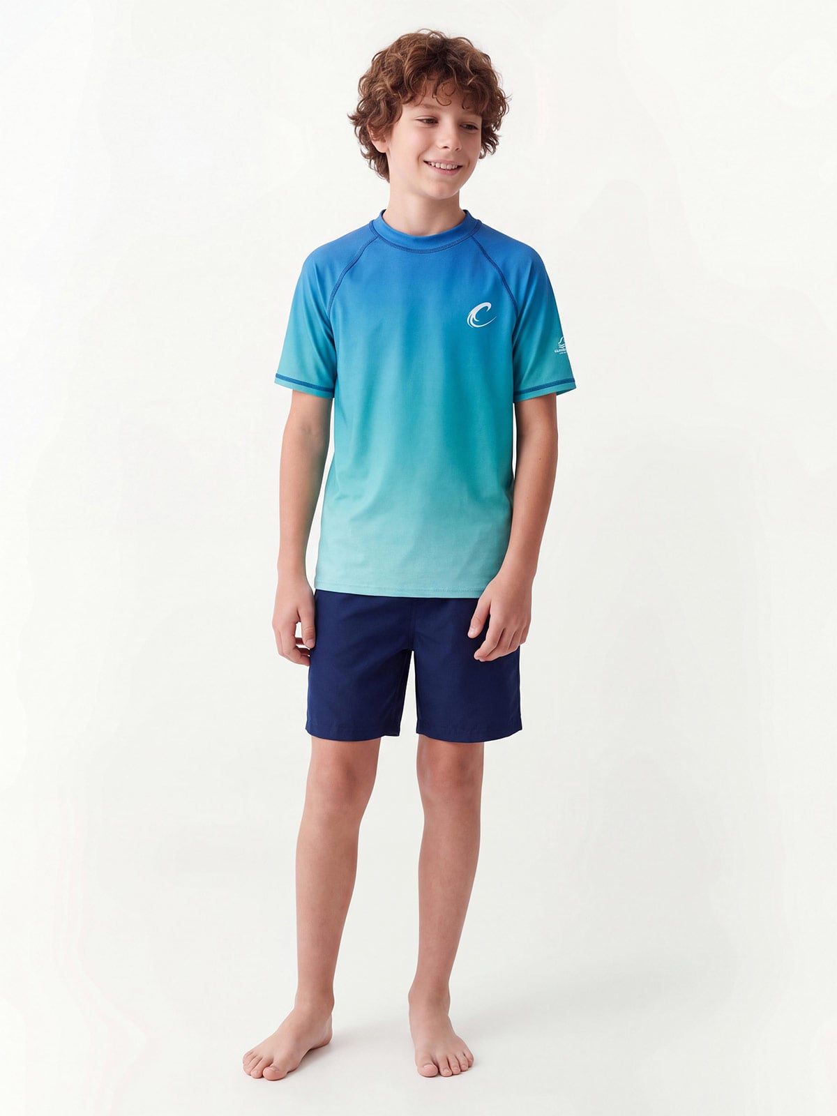 POLO UV MANGA CORTA NIÑO CLOUDBREAK  DEGRADE - 1