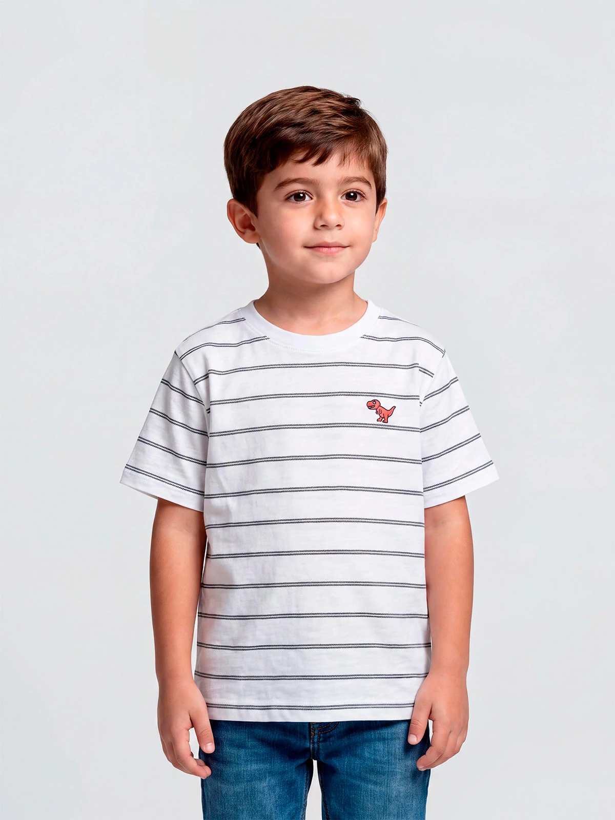 POLO MANGA CORTA ALGODÓN NIÑO HARVEST RAYAS - 1