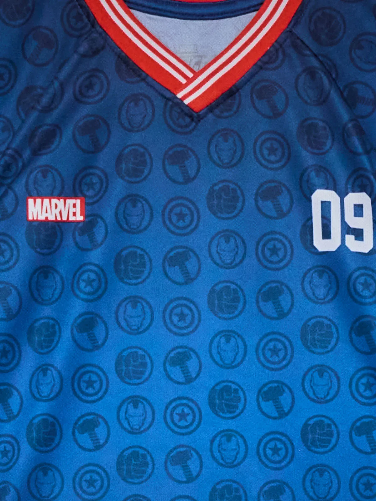 CONJUNTO NIÑO AVENGERS AZUL MUNDIAL 2 PIEZAS - 3