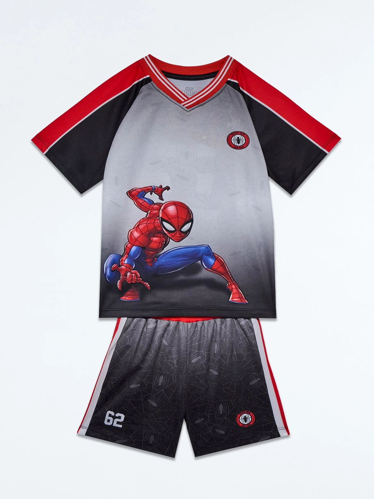 CONJUNTO NIÑO AVENGERS GRIS MUNDIAL 2 PIEZAS - 1