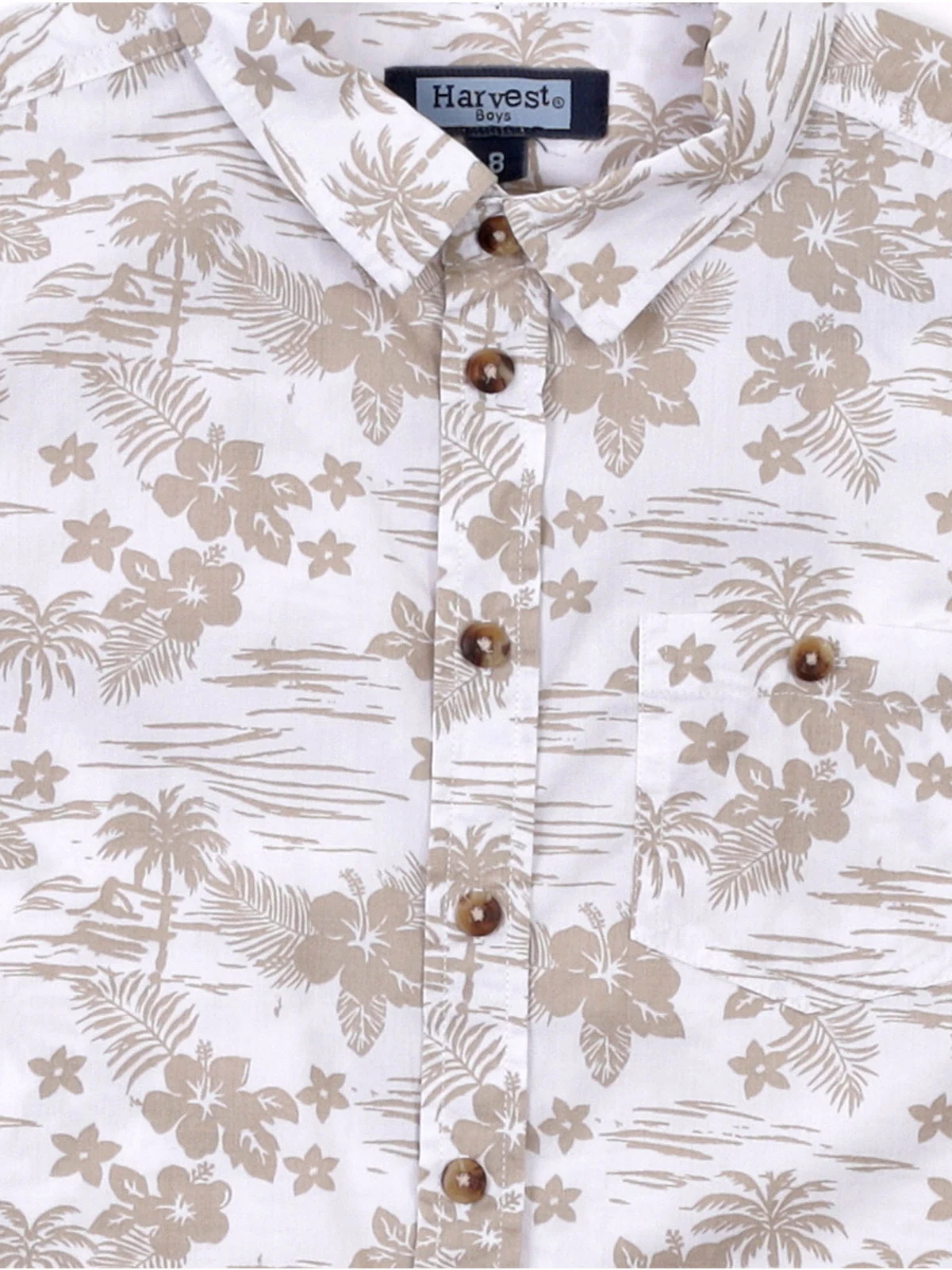 CAMISA NIÑO HARVEST MANGA CORTA  SUMMER ALGODÓN - 3