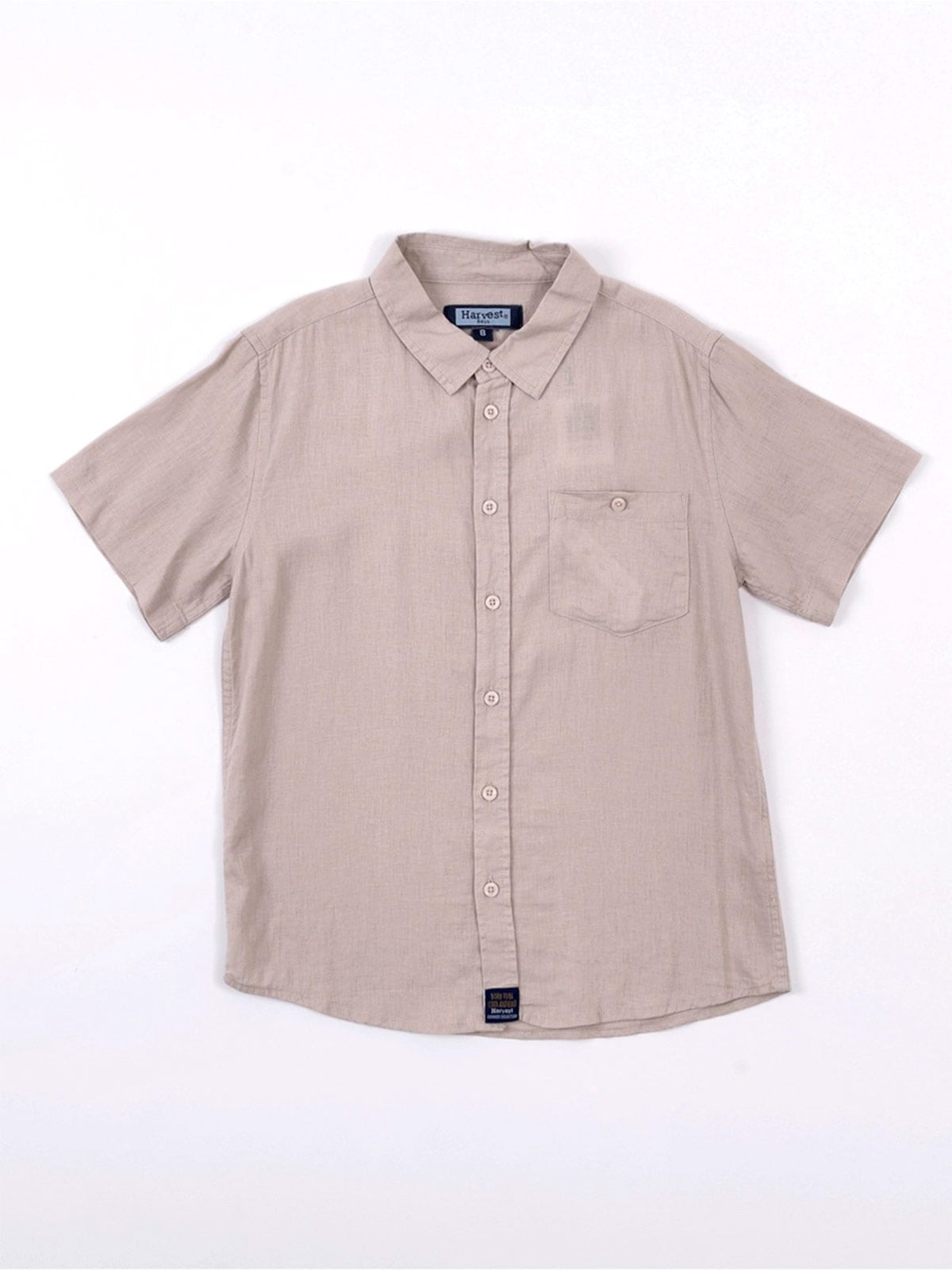 CAMISA MANGA CORTA NIÑO HARVEST LINO - 1