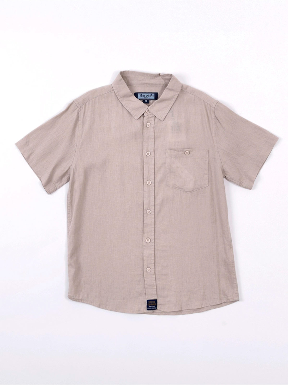CAMISA MANGA CORTA NIÑO HARVEST LINO - 1
