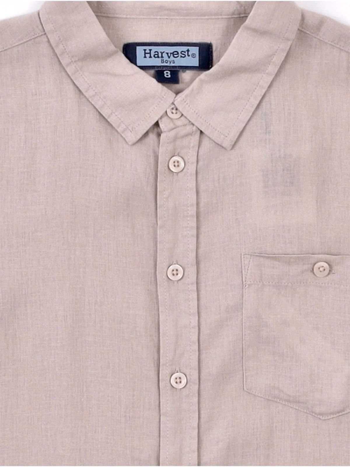 CAMISA MANGA CORTA NIÑO HARVEST LINO - 3