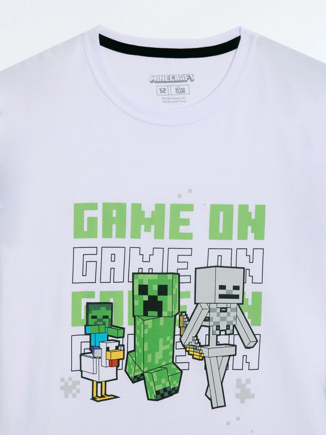 POLO MANGA CORTA ALGODÓN NIÑO MINECRAFT - 3