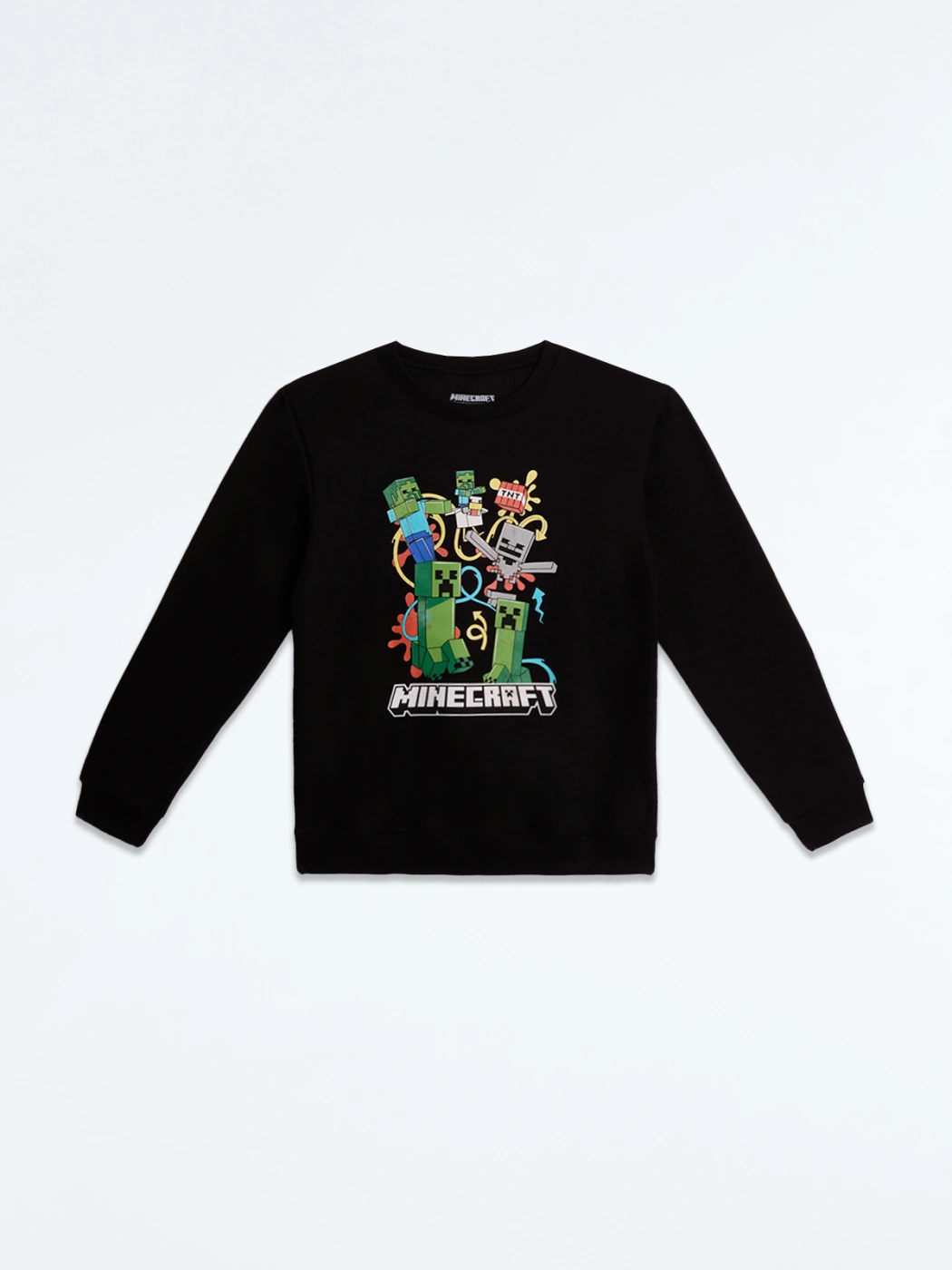POLERA REGULAR FIT NIÑO MINECRAFT - 1
